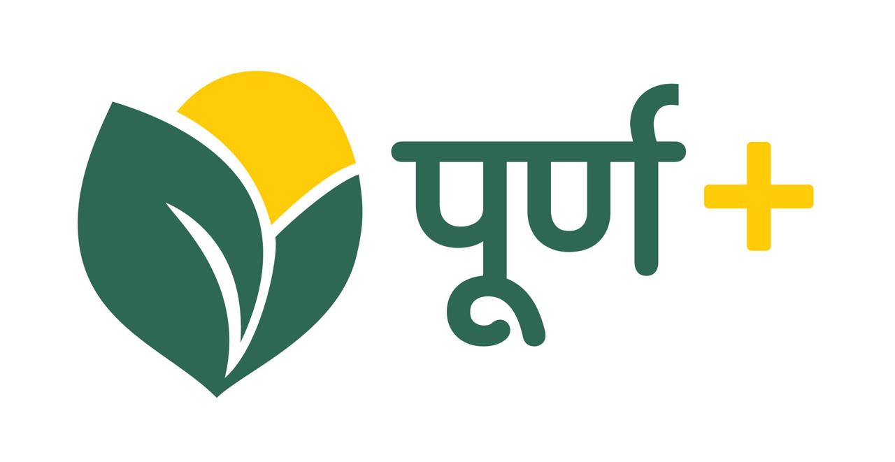 Purnaa+ logo in Hindi